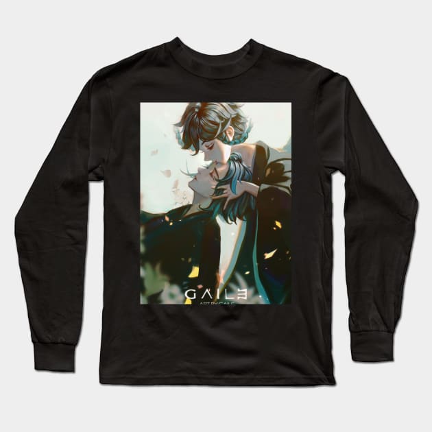 Venti x Xiao Long Sleeve T-Shirt by Gdoodles